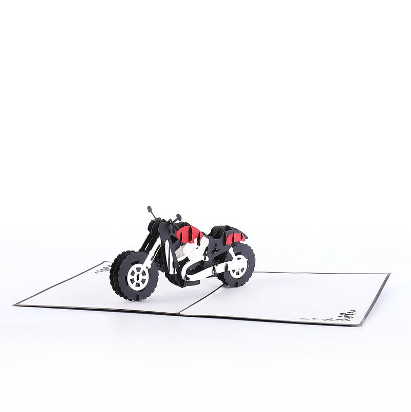 Liif Motorcycle Mania Father's Day Pop Up Card For All Occasions, Birthday, Father's Day Card, Happy Birthday Card For Dad, Boyfriend, Men, Congratulations Card, Retirement Card, Unique Gifts - Image 2